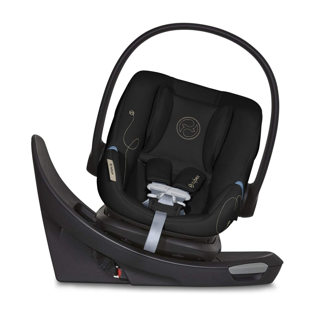 bebe conforto cybex aton Bebê Conforto Cybex Aton G Swivel Com SensorSafe Moon Black – Babytunes