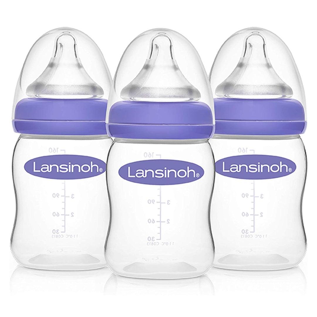 Kit Mamadeira Lansinoh Momma 3 Peças Transparente 160ML – Babytunes