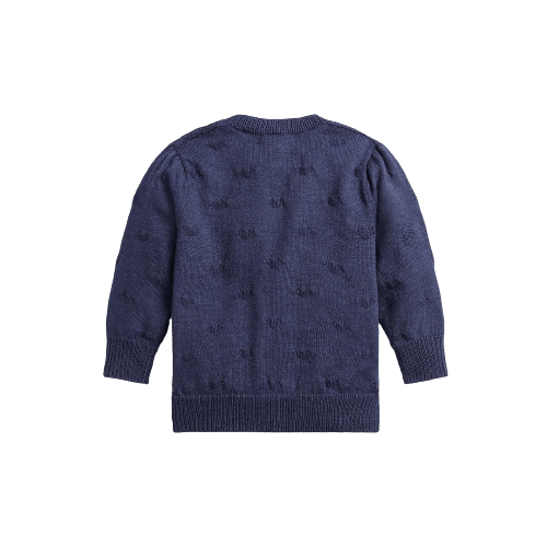 Cardigan infantil azul hot sale marinho