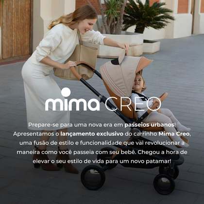 Carrinho de Bebê Mima Creo Mocha Cream - Mima Babytunes