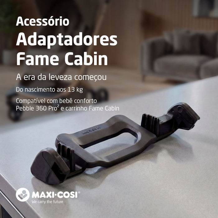 
    Adaptador Maxi-Cosi Fame Cabin Para Bebê Conforto Coral Slide Pro Black
  