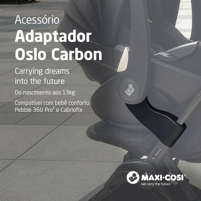 
    Adaptador Maxi-Cosi para Carrinho Oslo Carbon Compatível com Pebble Pro² e CabrioFix
  
