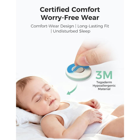 Adesivo de Reposição para Termômetro Infantil Digital Momcozy Smart - 15 Unidades