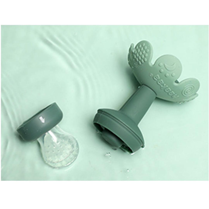 
    Alimentador Infantil de Silicone + Bandeija Haakaa Flower 4M + SkyBlue - Haakaa Babytunes
  