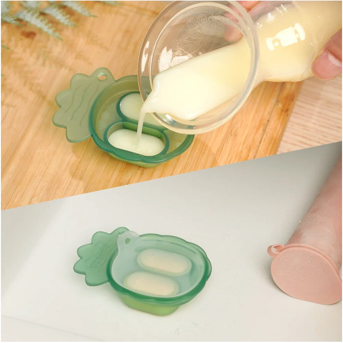 
    Alimentador Infantil de Silicone + Bandeja Haakaa Freeze-N-Feed Mini Sky Blue - Haakaa Babytunes
  