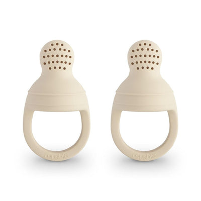 Alimentador Infantil de Silicone Mushie 2 Peças Shifting Sand - Sofe & Soft Silicone