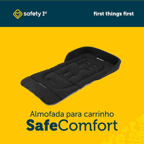 Almofada Para Carrinho de Bebê SafeComfort Safety 1st Black & Dark Melange