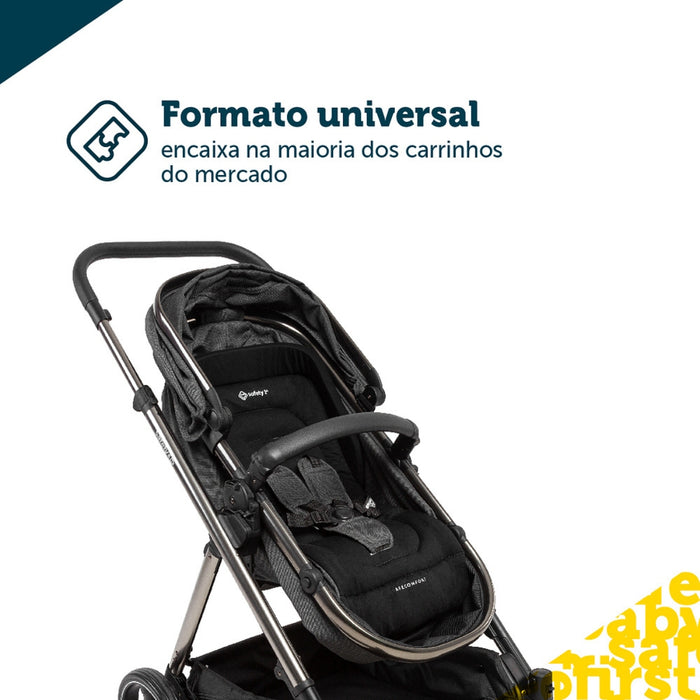 
    Almofada Para Carrinho de Bebê SafeComfort Safety 1st Black & Dark Melange - Safety 1St Babytunes
  