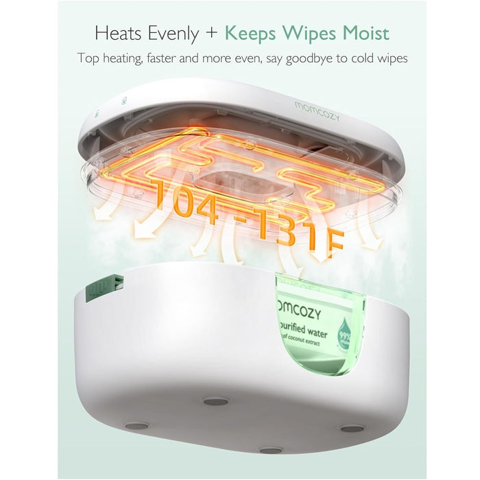 
    Aquecedor De Lenços Umedecidos Momcozy Baby - Momcozy Babytunes
  