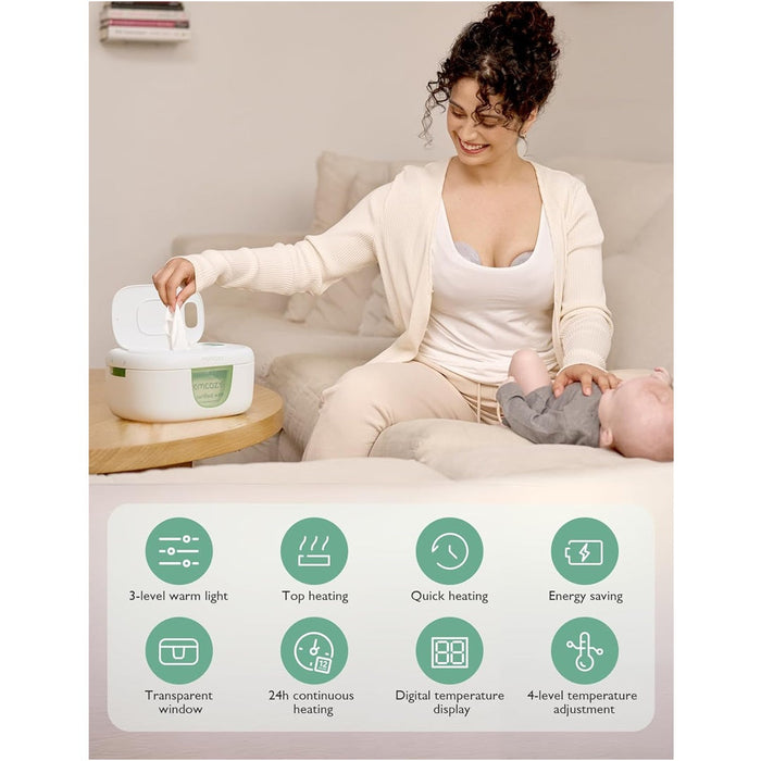 
    Aquecedor De Lenços Umedecidos Momcozy Baby - Momcozy Babytunes
  
