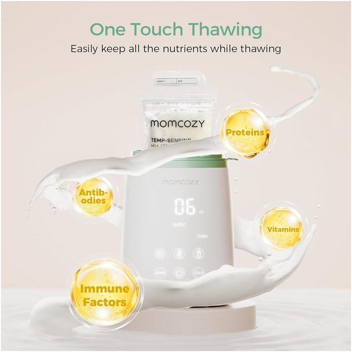 
    Aquecedor Rápido De Mamadeiras 6 em 1 Momcozy - Momcozy Babytunes
  