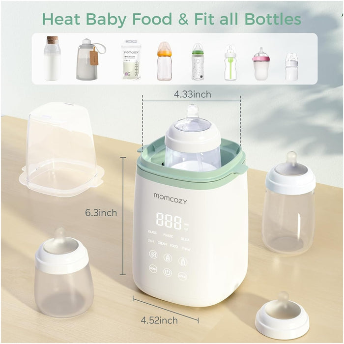
    Aquecedor Rápido De Mamadeiras 6 em 1 Momcozy - Momcozy Babytunes
  