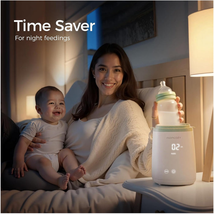 
    Aquecedor Rápido De Mamadeiras 6 em 1 Momcozy - Momcozy Babytunes
  