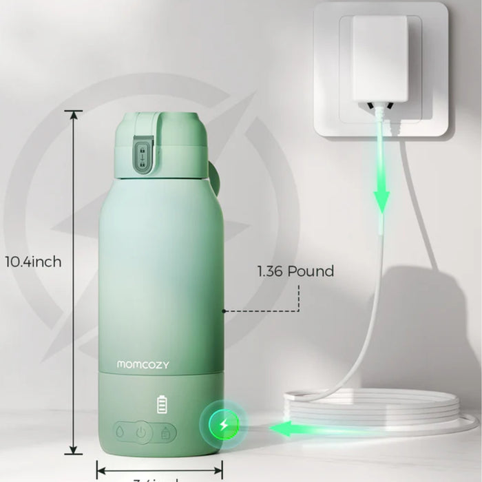 
    Aquecedor Portátil de Leite Materno e Água Momcozy - Momcozy Babytunes
  