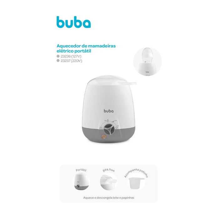 
    Aquecedor de Mamadeiras Elétrico Portátil Buba – 127V
  