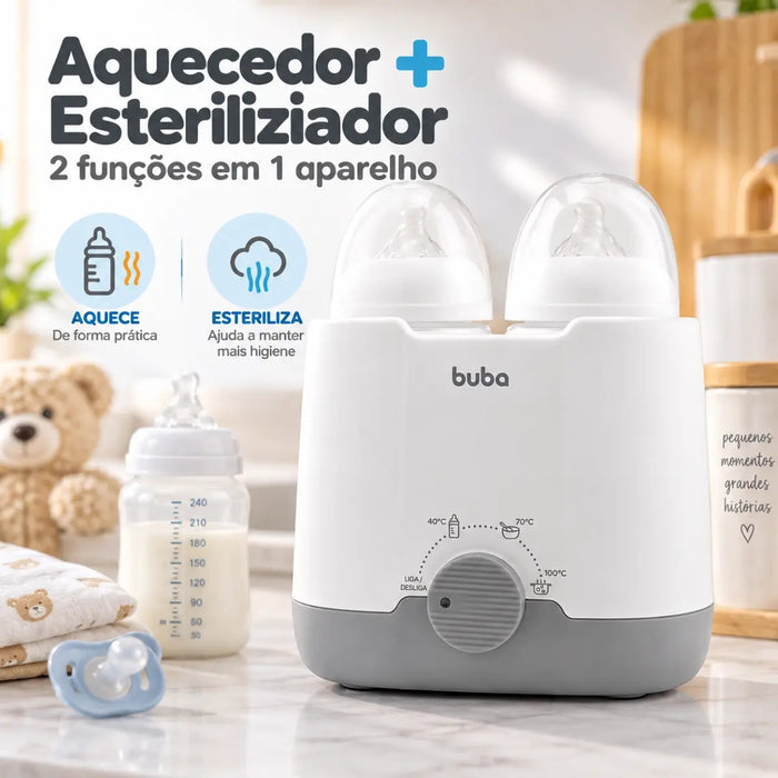 
    Aquecedor e Esterilizador de Mamadeiras Elétrico Buba – 127V
  