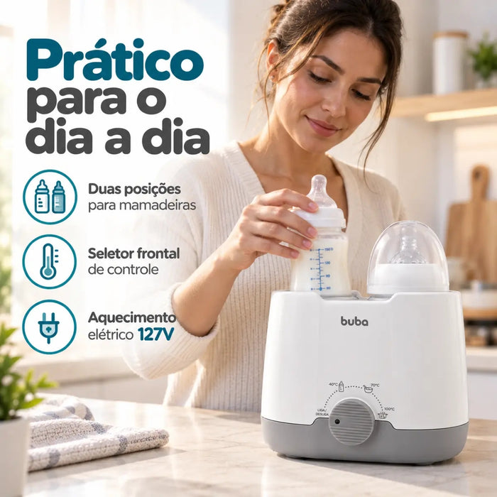 
    Aquecedor e Esterilizador de Mamadeiras Elétrico Buba – 127V
  