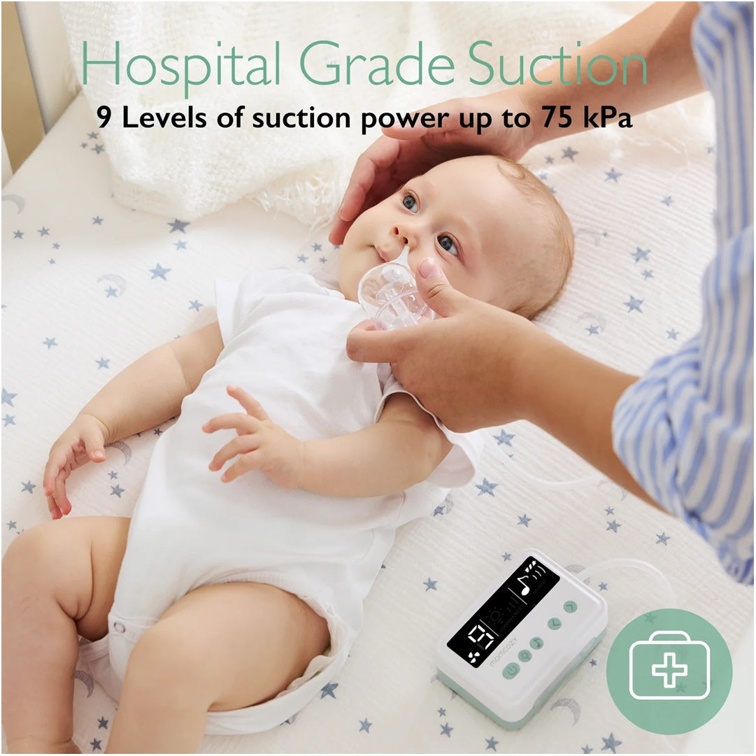 Aspirador Nasal Elétrico Para Bebês Momcozy - Momcozy Babytunes