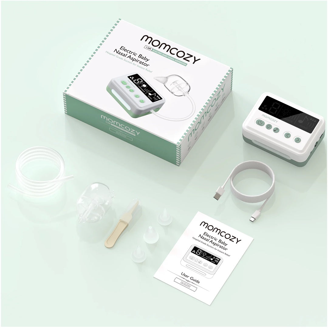 Aspirador Nasal Elétrico Para Bebês Momcozy - Momcozy Babytunes