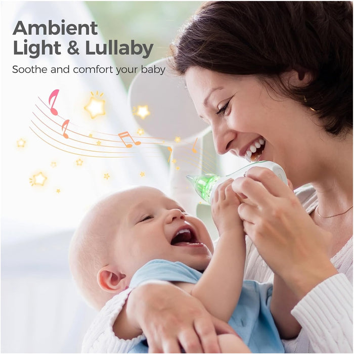 
    Aspirador Nasal Para Bebês Momcozy Strong Suction Com Luz e Música - Momcozy Babytunes
  