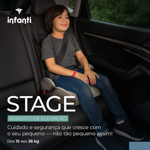 Assento de Elevação Booster Stage Infanti Bege Eclipse