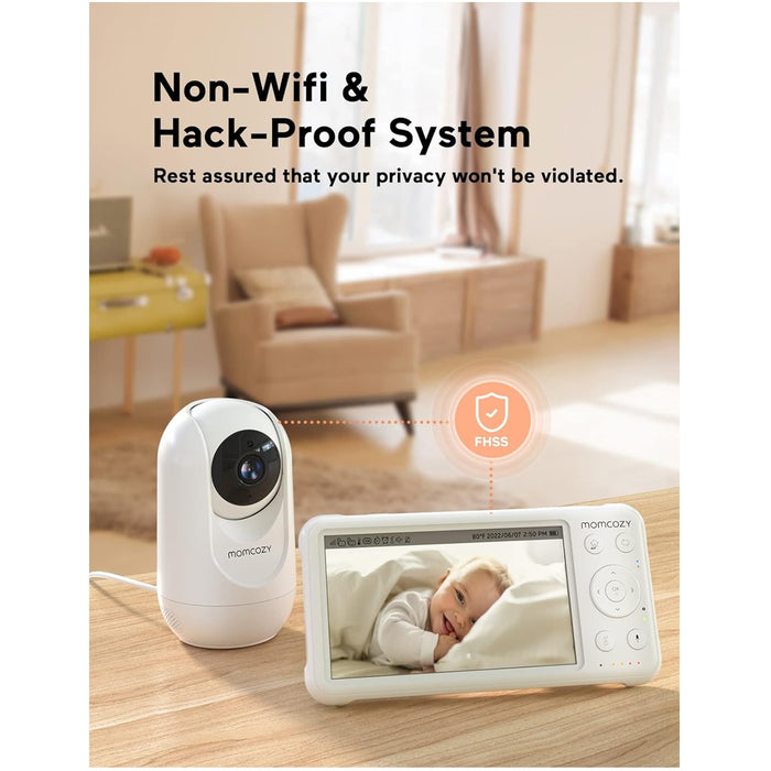 
    Babá Eletrônica Momcozy BM01 Monitor Hd 1080p Com Câmera - Momcozy Babytunes
  