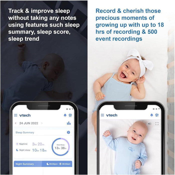 
    Babá Eletrônica Over-the-Crib VTech VC2105 FHD WiFi - vTech Babytunes
  