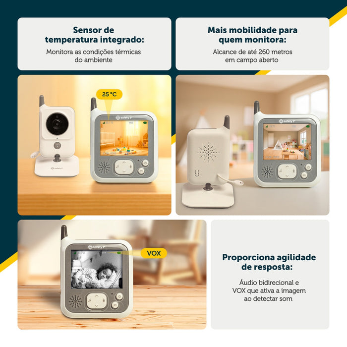 
    Babá Eletrônica Safe Spot Safety 1st White
  