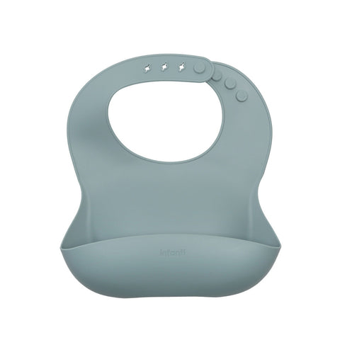 Babador De Silicone Infanti Piccolo Azul