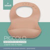 Babador De Silicone Infanti Piccolo Terracota