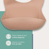 Babador De Silicone Infanti Piccolo Terracota