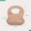 Babador De Silicone Infanti Piccolo Terracota