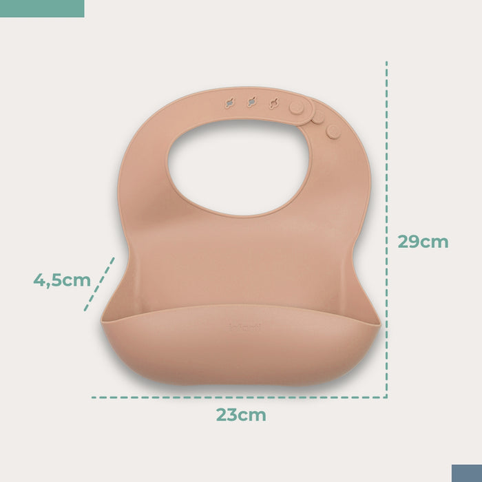 
    Babador De Silicone Infanti Piccolo Terracota
  