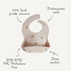 Babador De Silicone Infantil Mushie Butterflies