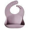 Babador De Silicone Infantil Mushie Pale Mauve