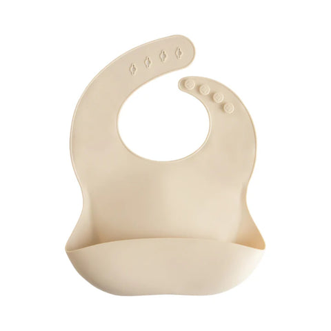 Babador De Silicone Infantil Mushie Shifting Sand