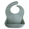 Babador De Silicone Infantil Mushie Verde Topazzio - BR