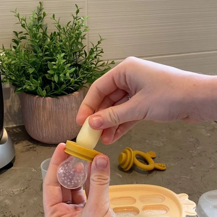 
    Bandeja de Silicone Para Congelar Alimento Infantil Haakaa Blush
  