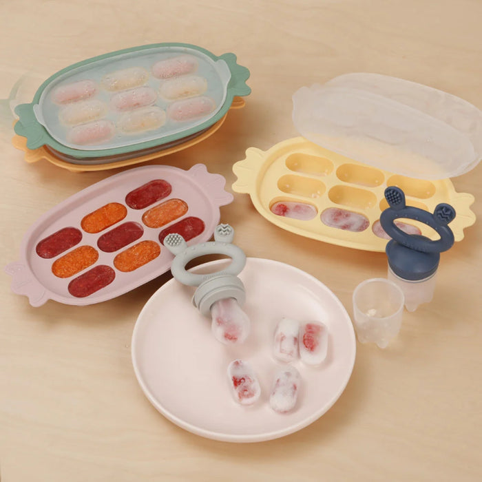 
    Bandeja de Silicone Para Congelar Alimento Infantil Haakaa Blush
  