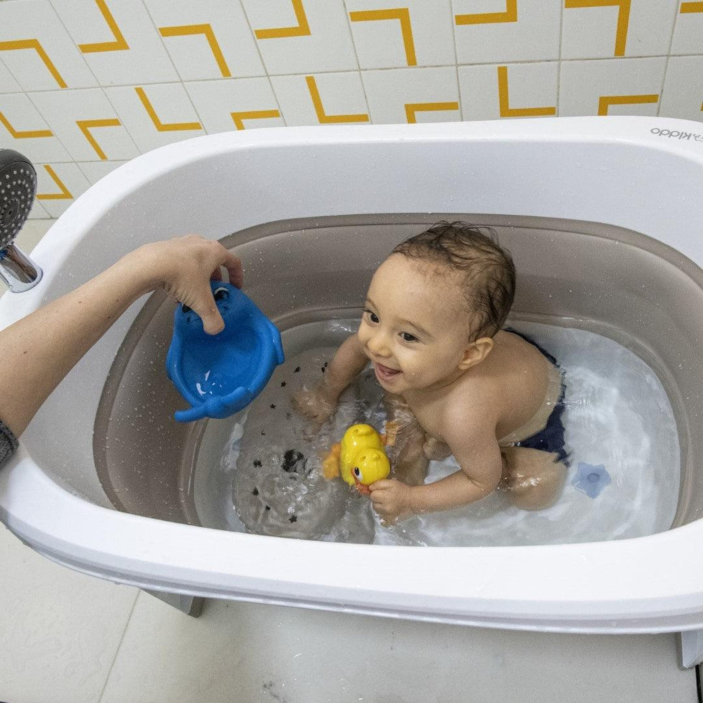 Banheira para Bebê Dobrável Karibu Azul Dzieco