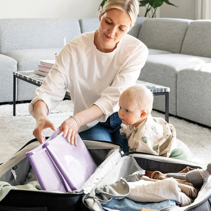 
    Banheira Flexível Stokke Transparente Areia Bege - Stokke Babytunes
  