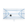 Banheira Flexível Stokke Transparente Oceano Azul