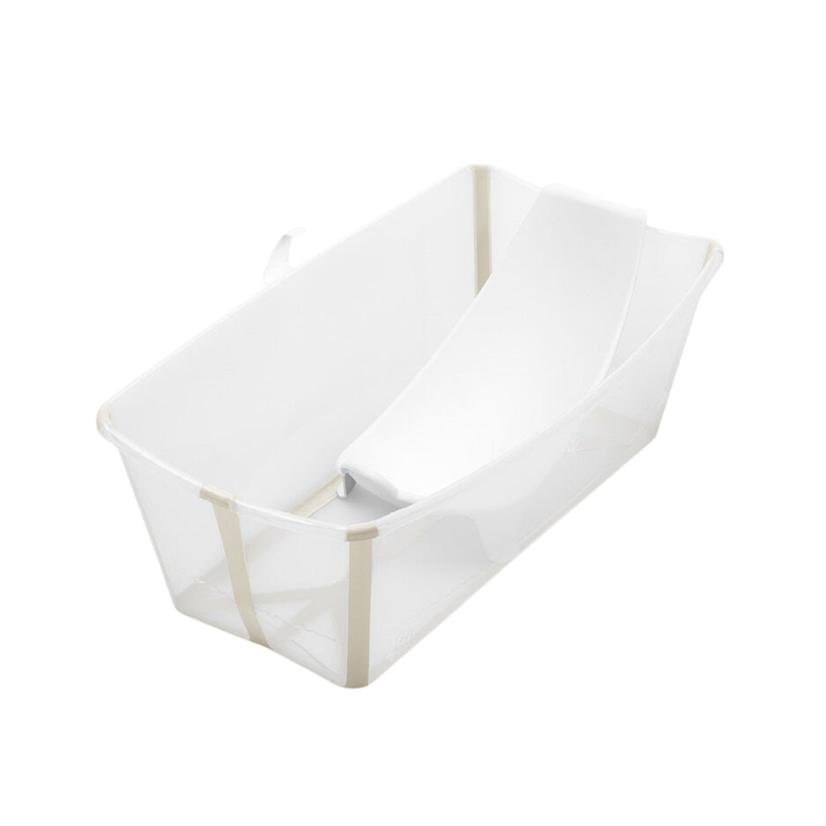Banheira Flexível Stokke Transparente Areia Bege - Stokke Babytunes