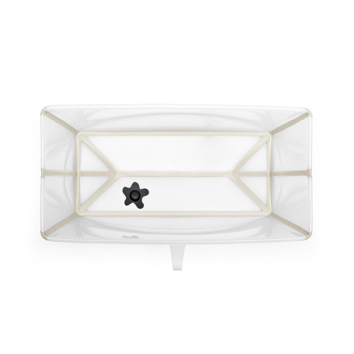 Banheira Flexível Stokke Transparente Areia Bege - Stokke Babytunes
