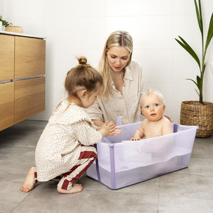 
    Banheira Flexível Stokke Transparente Lavanda - Stokke Babytunes
  