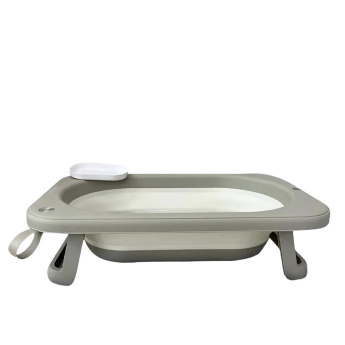 
    Banheira Infantil Dobrável Com Saboneteira Petit Piá Cinza - Petit Piá Babytunes
  