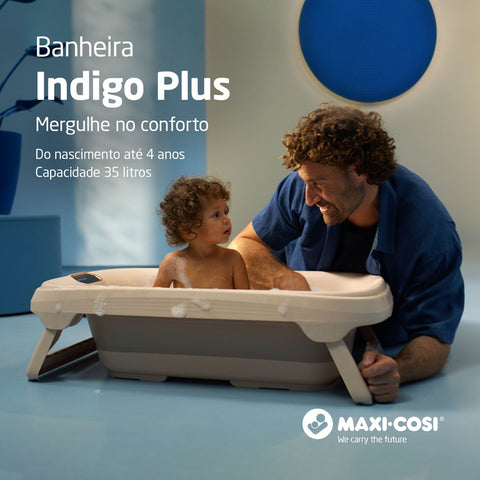 Banheira Infantil Dobrável Maxi-Cosi Indigo Plus Sage Green