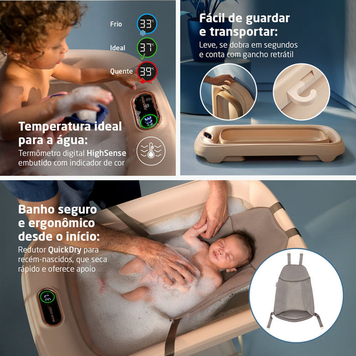 
    Banheira Infantil Dobrável Maxi-Cosi Indigo Plus Muted Terra
  
