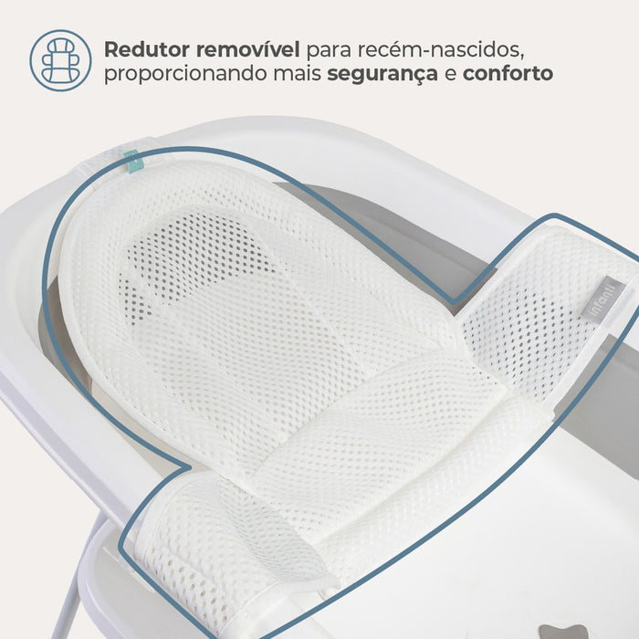
    Banheira Sicília Duo com Suporte Infanti Branco e Cinza
  