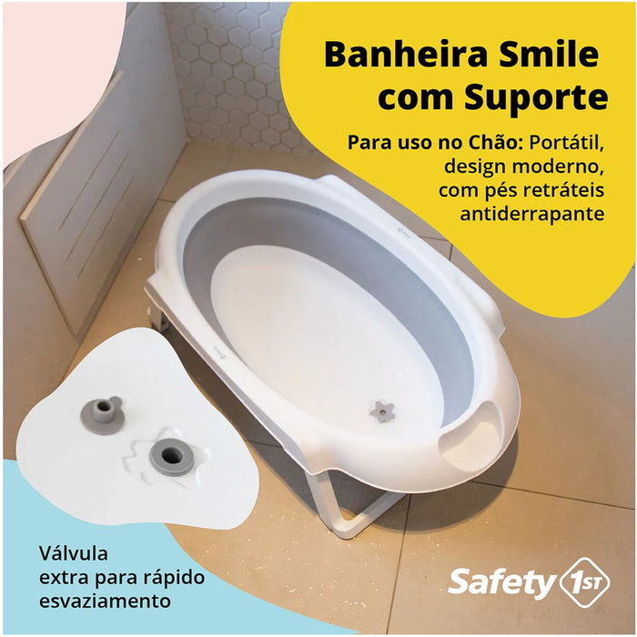 
    Banheira Smile 2 Em 1 Com Suporte Safety 1st Pink - Safety 1St Babytunes
  